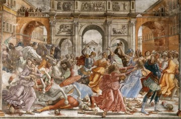  domenico - Slaughter Of The Innocents Florenz Renaissance Domenico Ghirlandaio